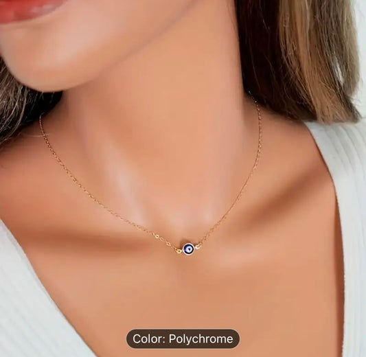 Elegant & stylish gold plated evil eye chain pendant for girls & women in Germany