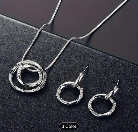 Fashion Silver jewelry set for women in Germany