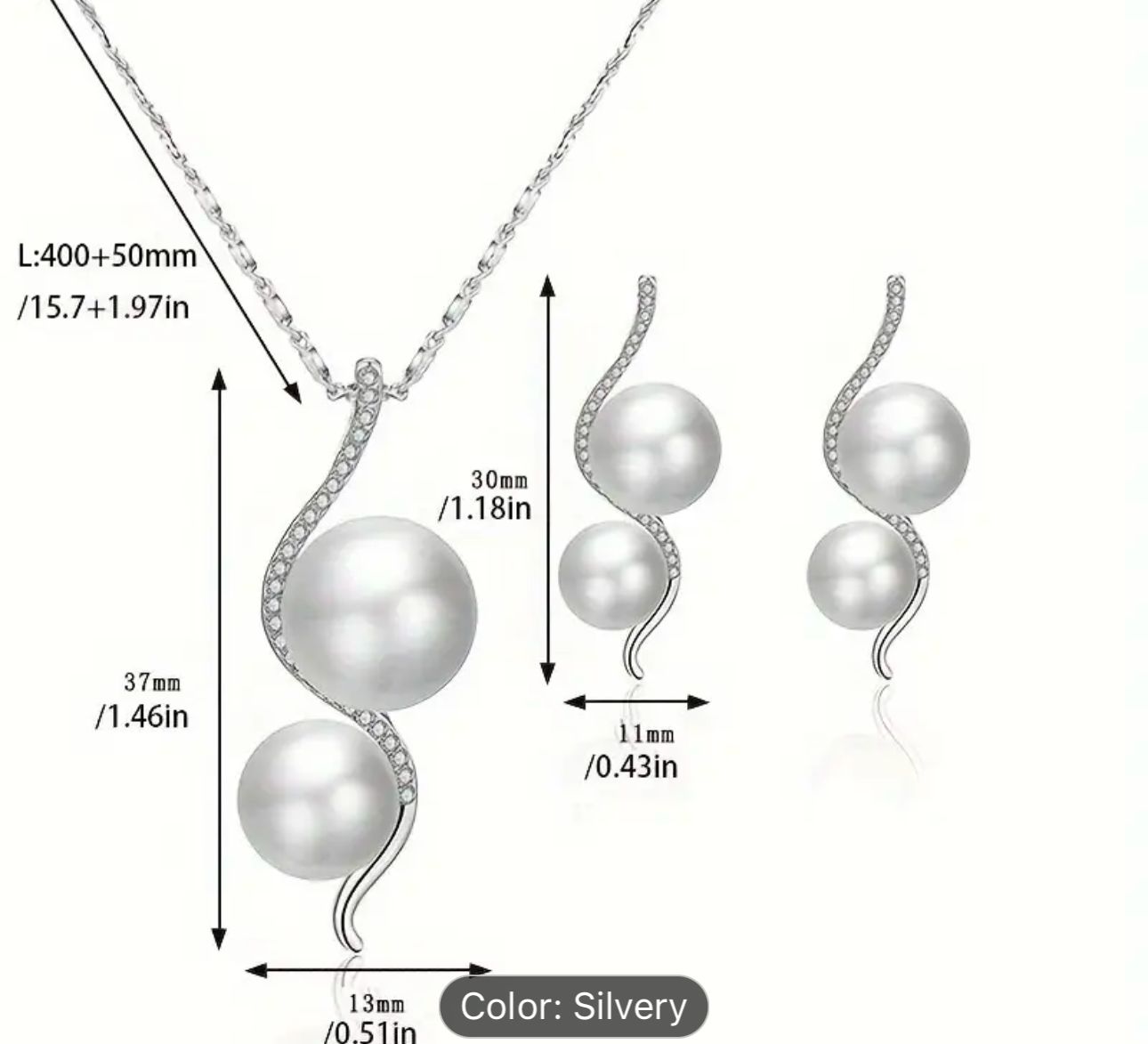 Trendy Fashion Pendant Set with Chain