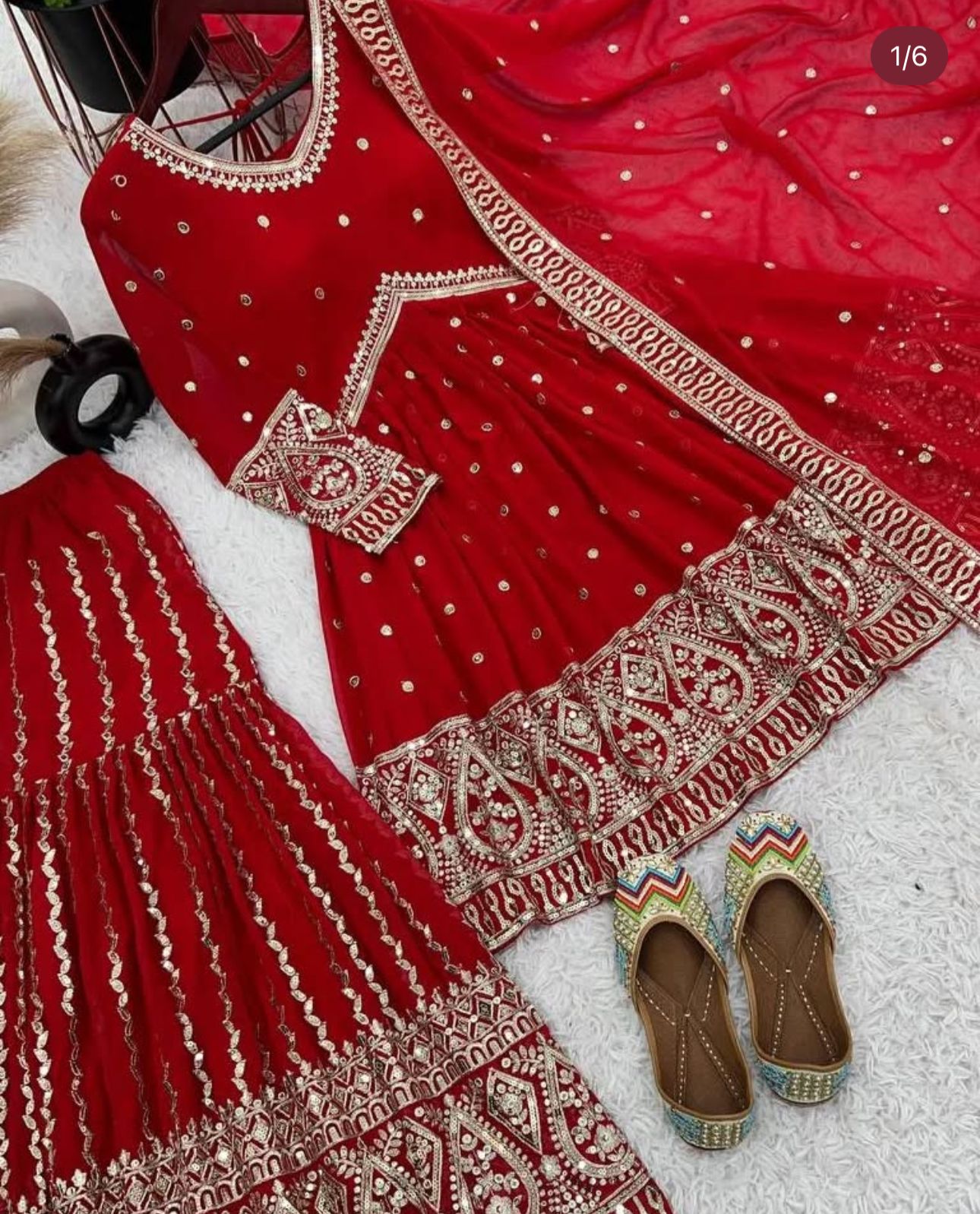 Presenting New Ready-made Top Plaza Collection With Pure Heavy Faux Georgette With Heavy Embroidery-Sequence Work Reddy To Wear in Berlin
