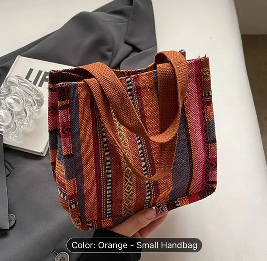 Women Striped Structured Cotton Shoulder Bag in Germany