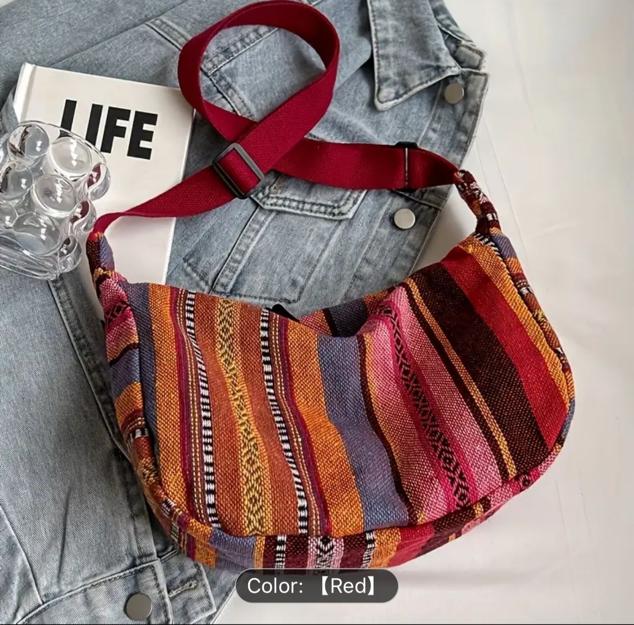 Ethnic Fringe Crossbody Bag in Berlin