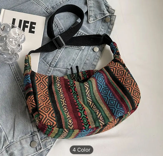 Ethnic Fringe Crossbody Bag in Berlin