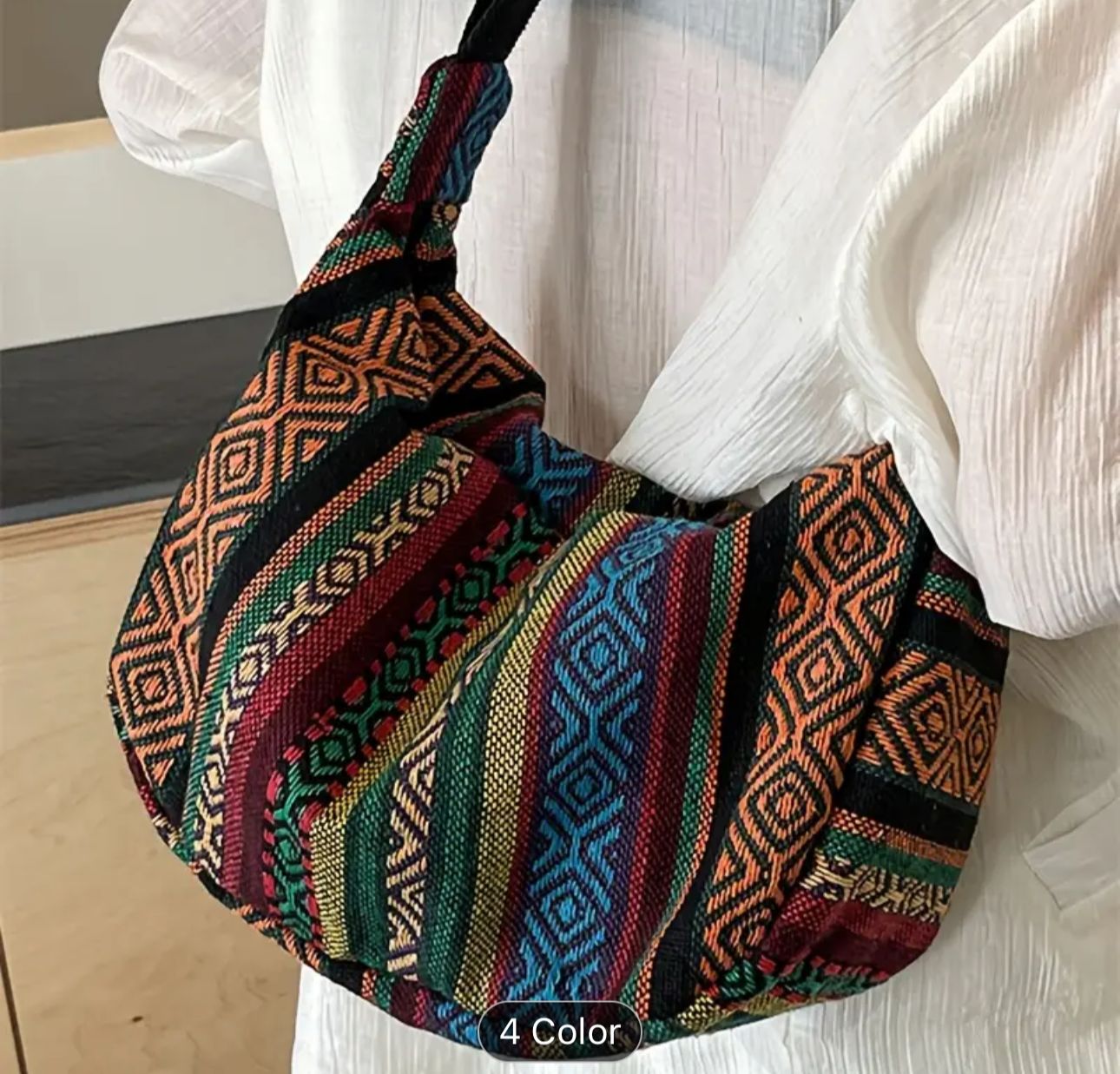 Ethnic Fringe Crossbody Bag in Berlin