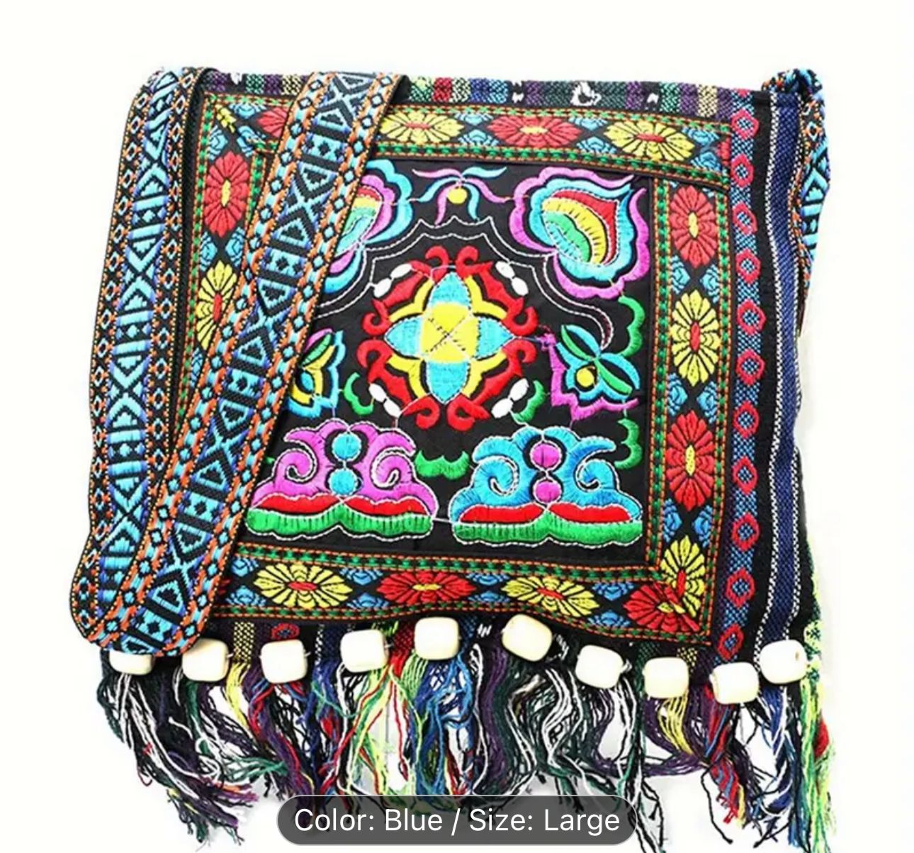 Vintage Chinese National Ethnic Shoulder Bag Embroidery in Germany
