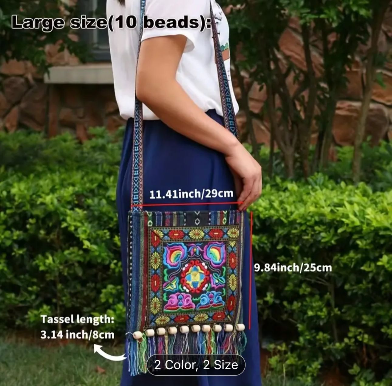 Vintage Chinese National Ethnic Shoulder Bag Embroidery in Germany