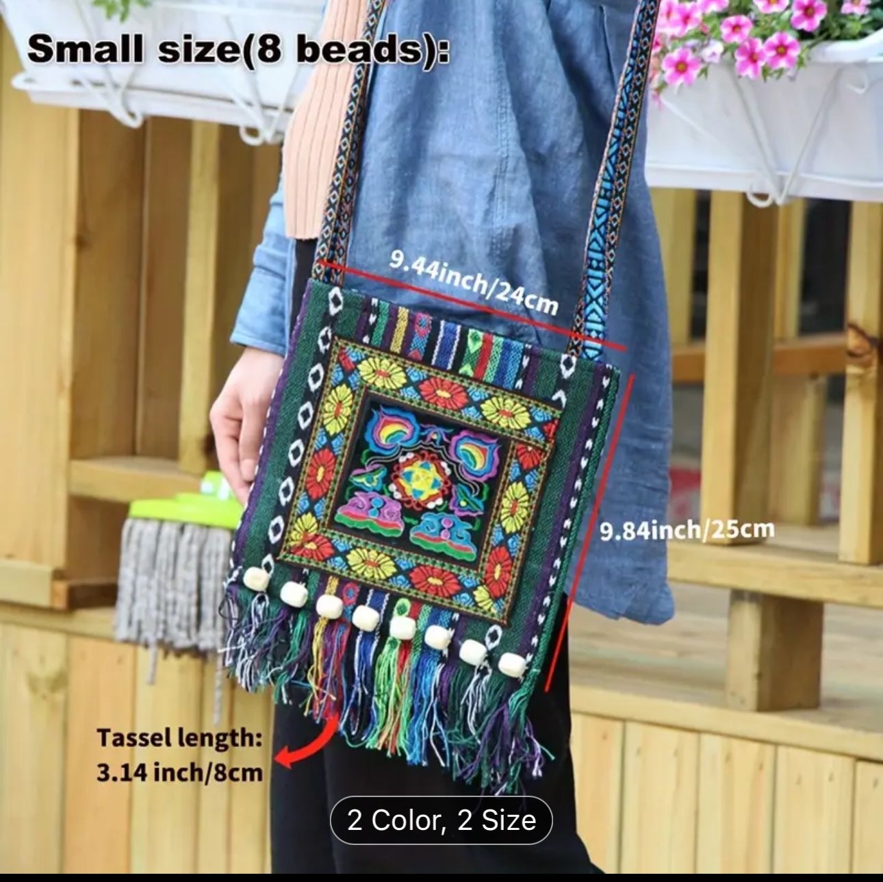 Vintage Chinese National Ethnic Shoulder Bag Embroidery in Germany
