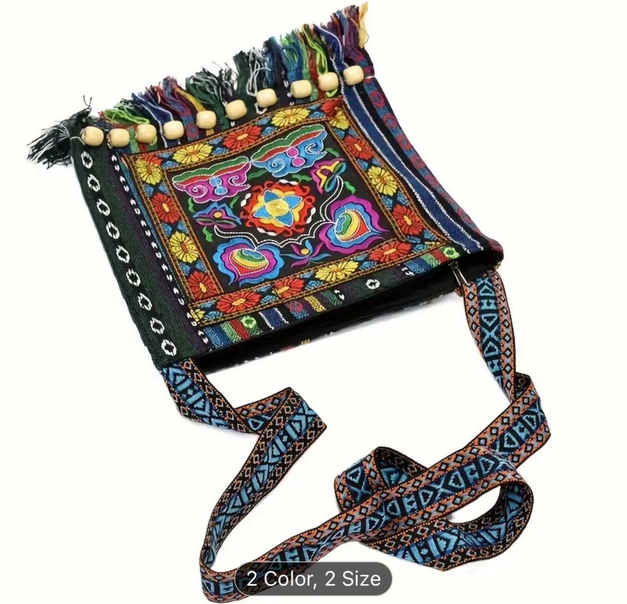 Vintage Chinese National Ethnic Shoulder Bag Embroidery in Germany