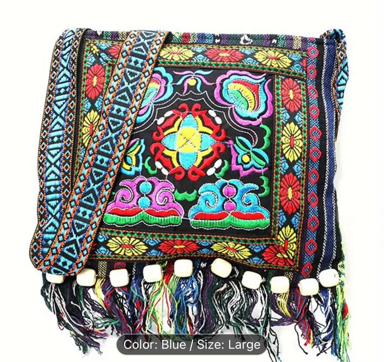 Vintage Chinese National Ethnic Shoulder Bag Embroidery in Germany