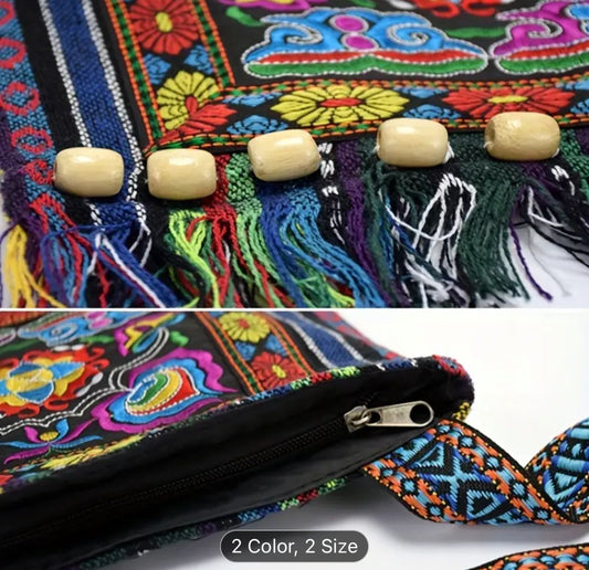 Vintage Chinese National Ethnic Shoulder Bag Embroidery in Germany