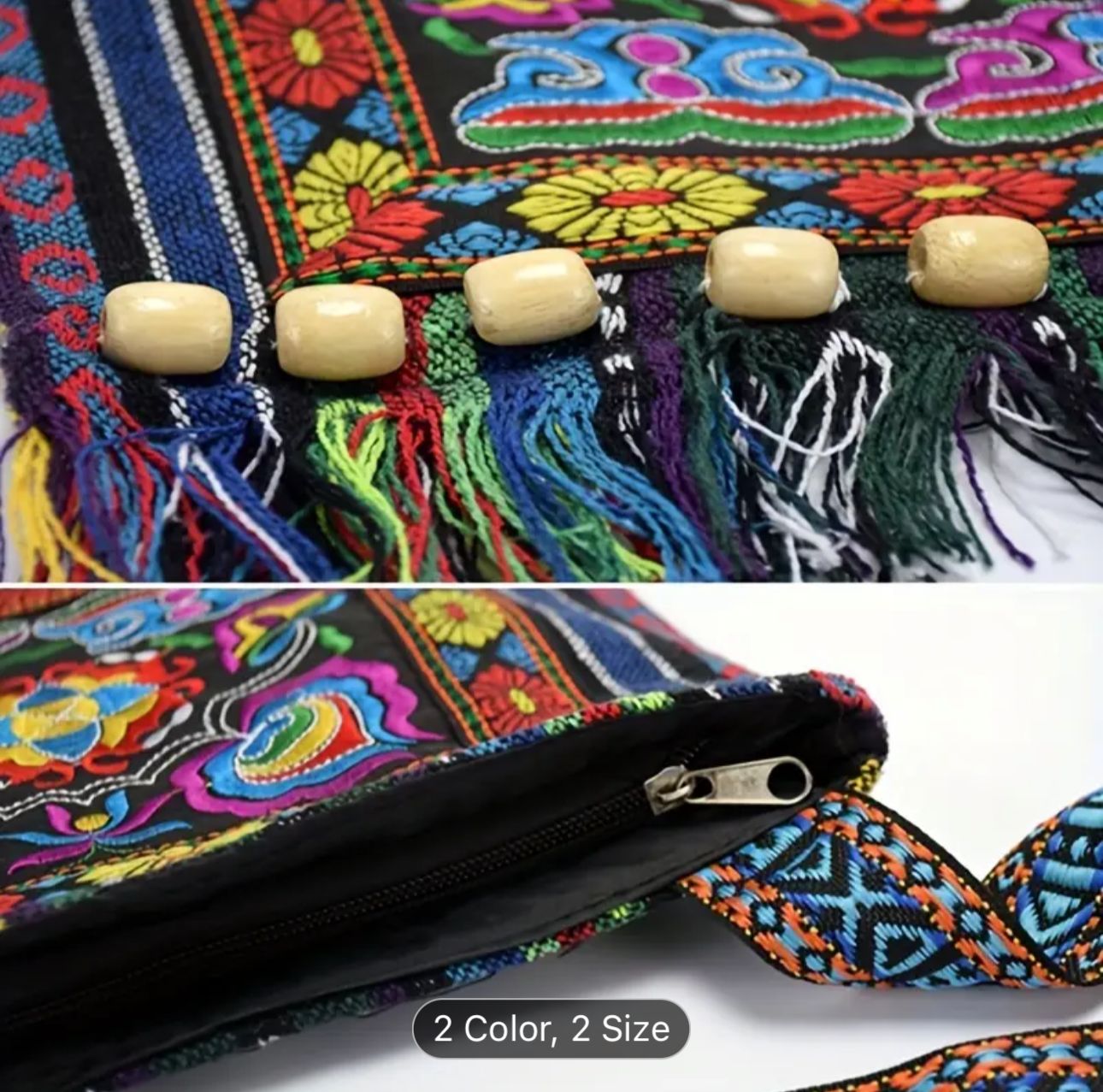 Vintage Chinese National Ethnic Shoulder Bag Embroidery in Germany