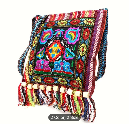 Vintage Chinese National Ethnic Shoulder Bag Embroidery in Germany