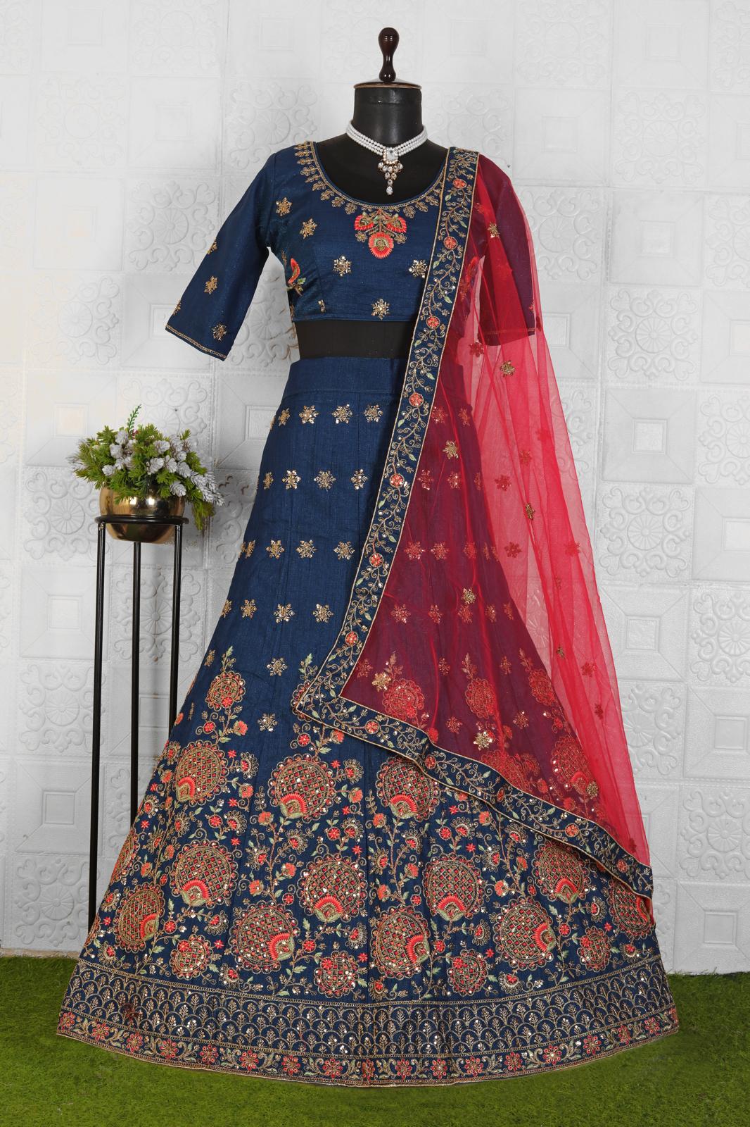 Embroidery lehenga choli in Germany