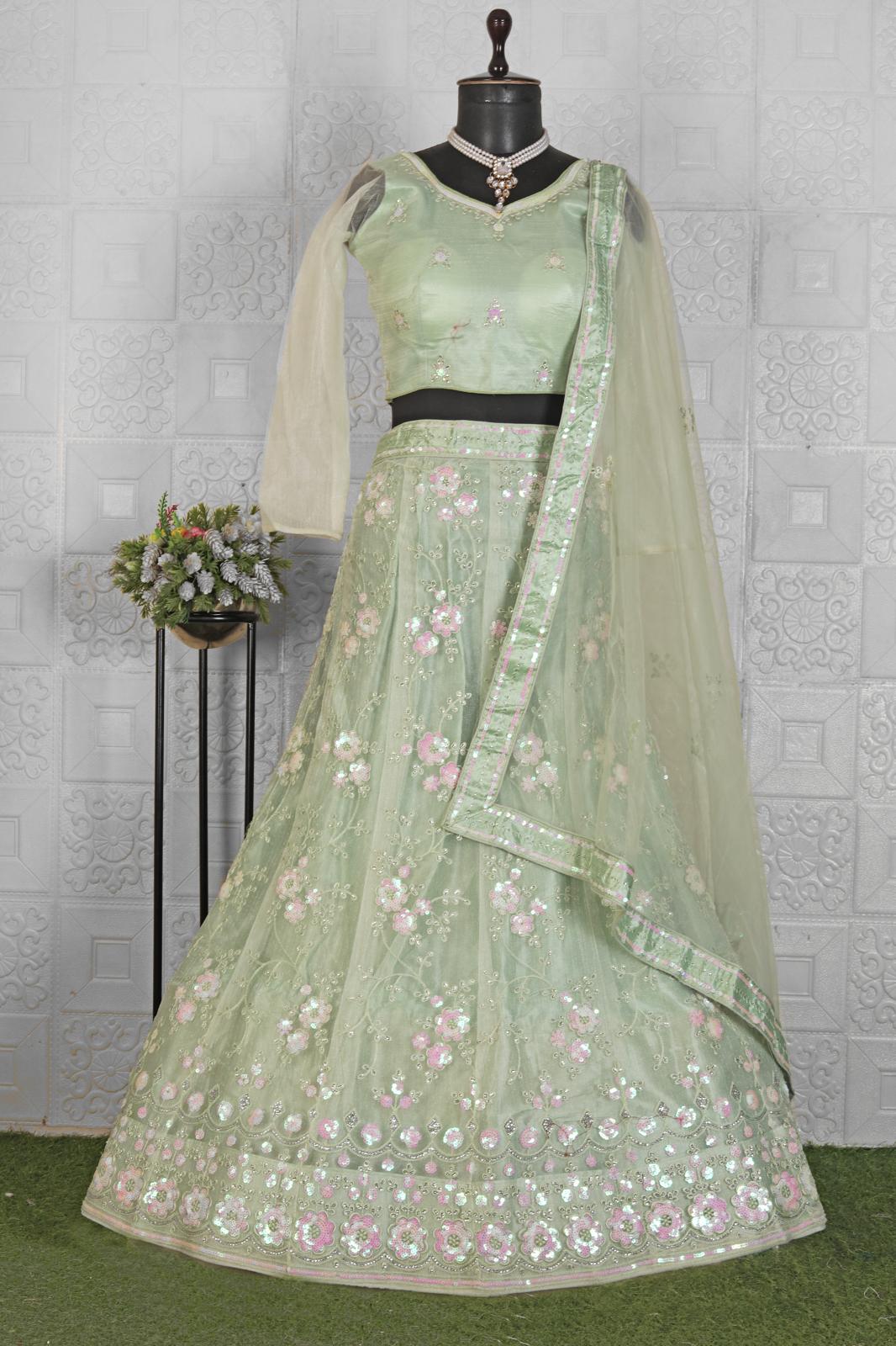 Embellished, Self Design, Stitched Lehenga Choli in Berlin