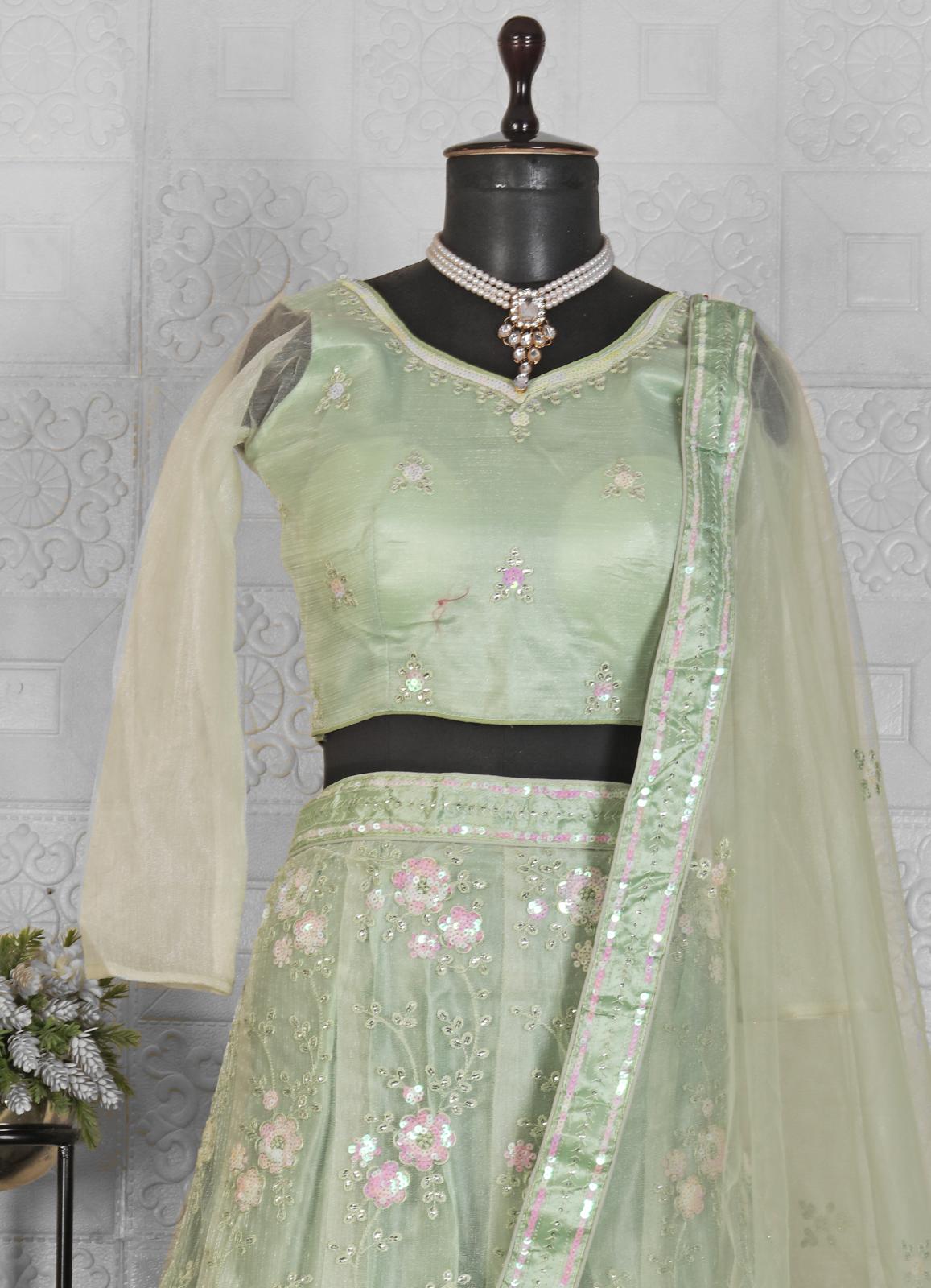 Embellished, Self Design, Stitched Lehenga Choli in Berlin