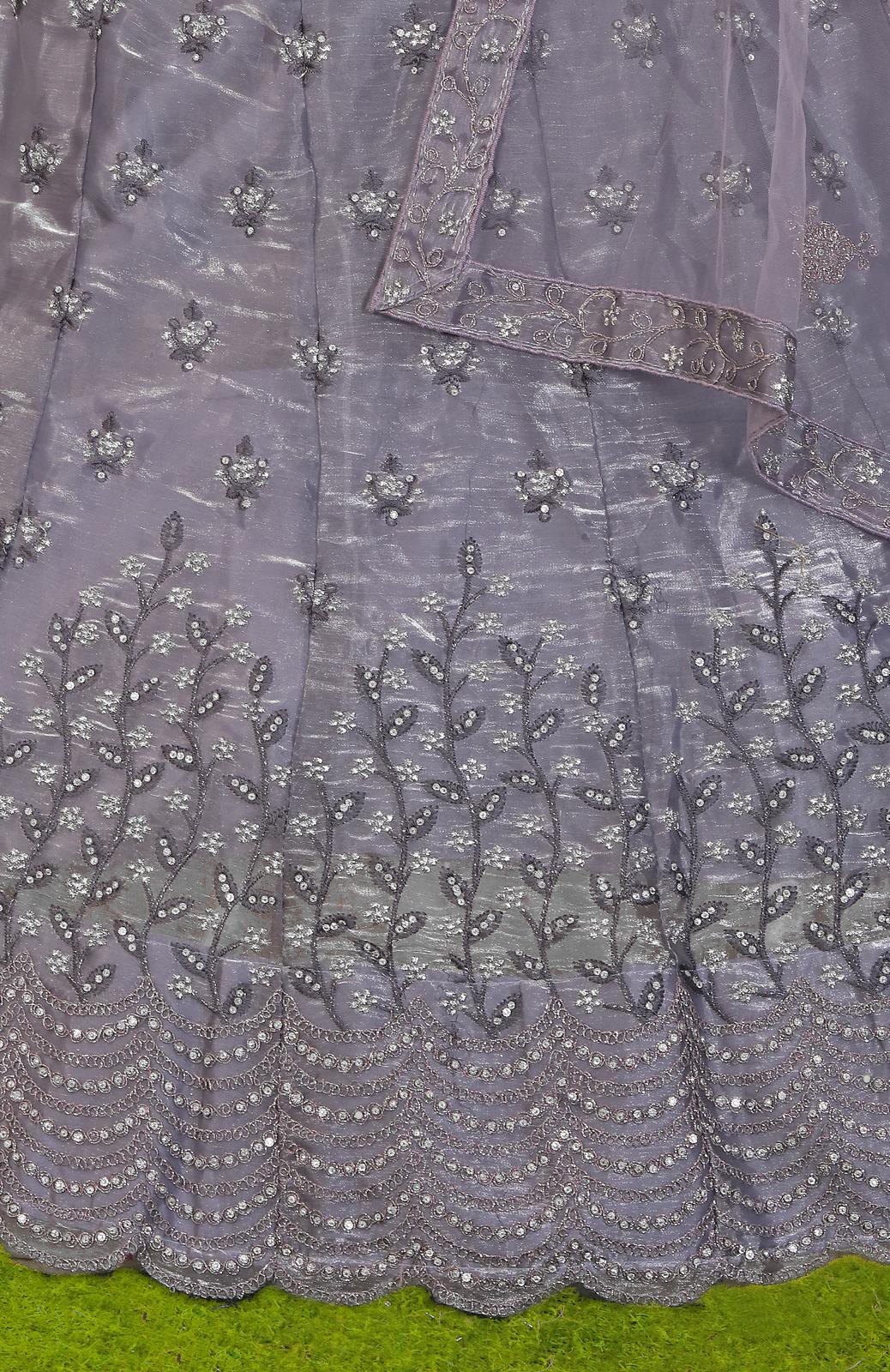 Embroidered Stitched Lehenga Choli with dupatta in Germany