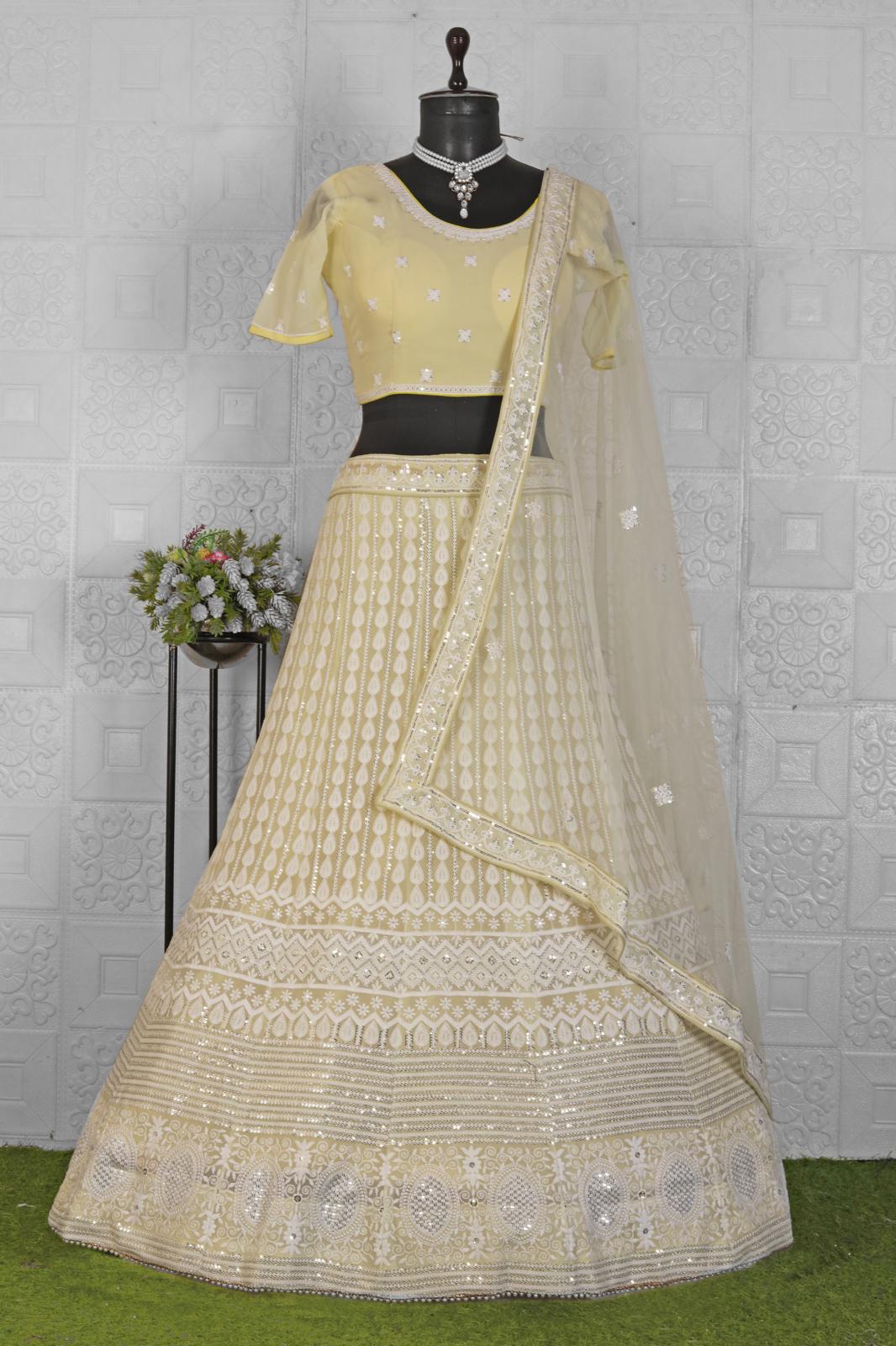 Georgette Party Wear Lehenga in Germany