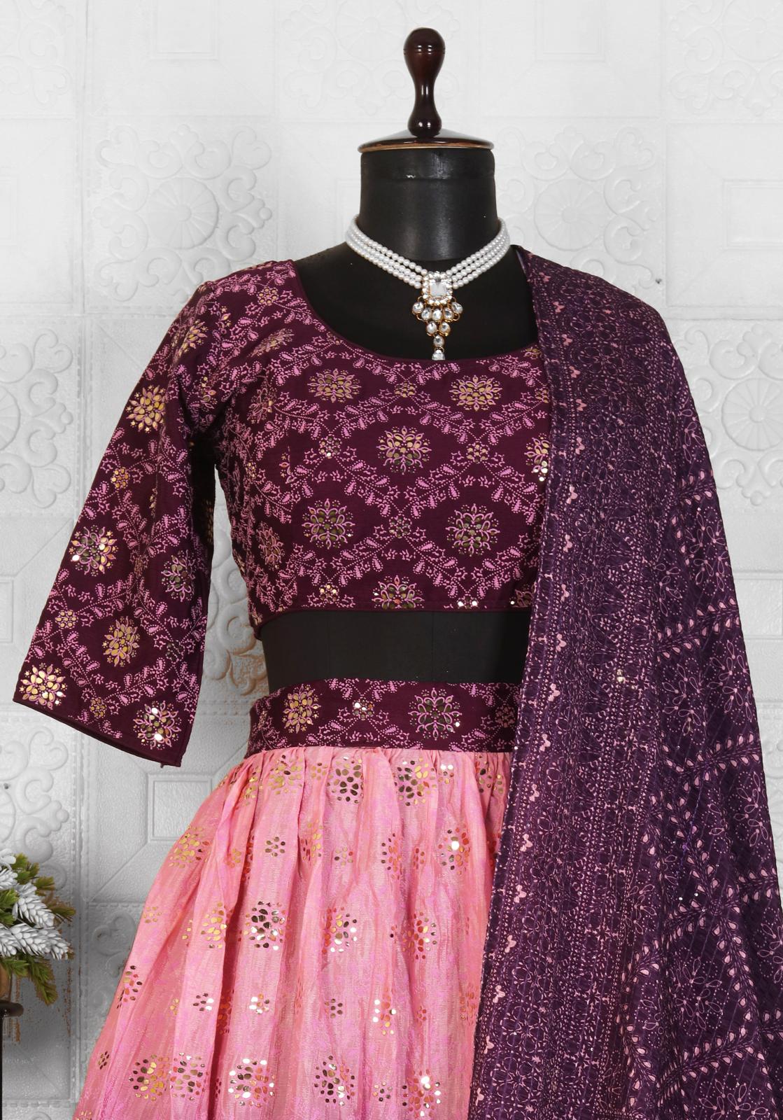 Women Embellished Flared Lehenga Choli Set in Germany