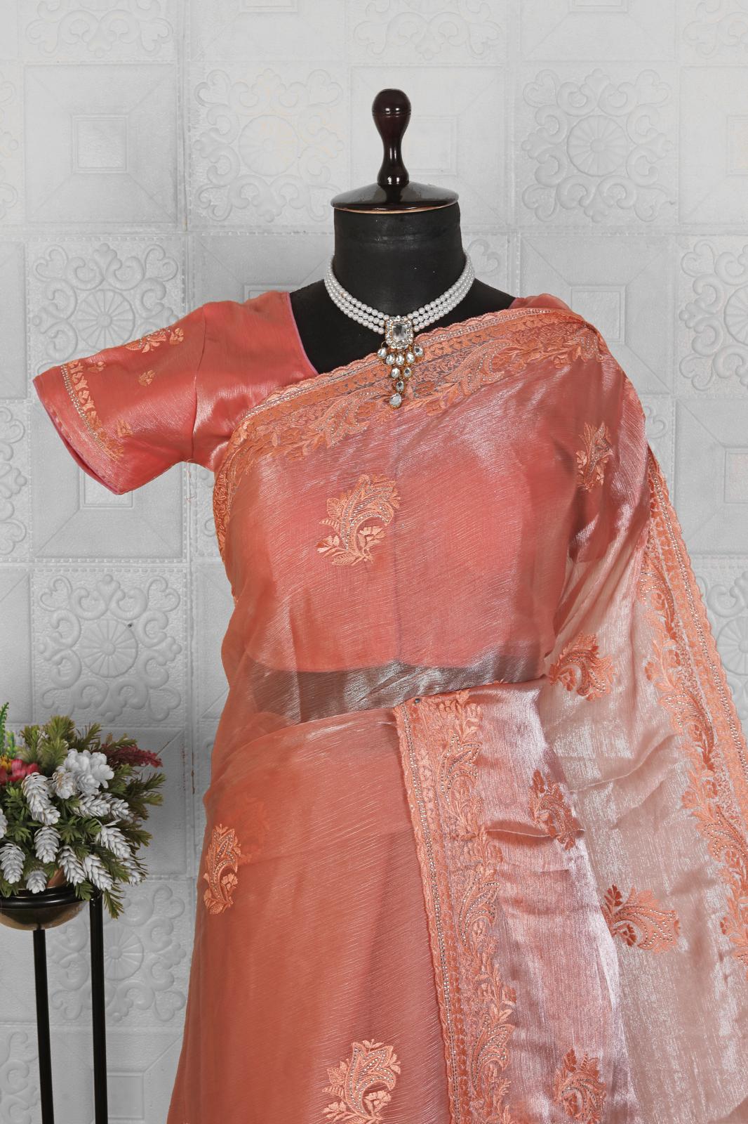 Pretty Organza saree in Munich