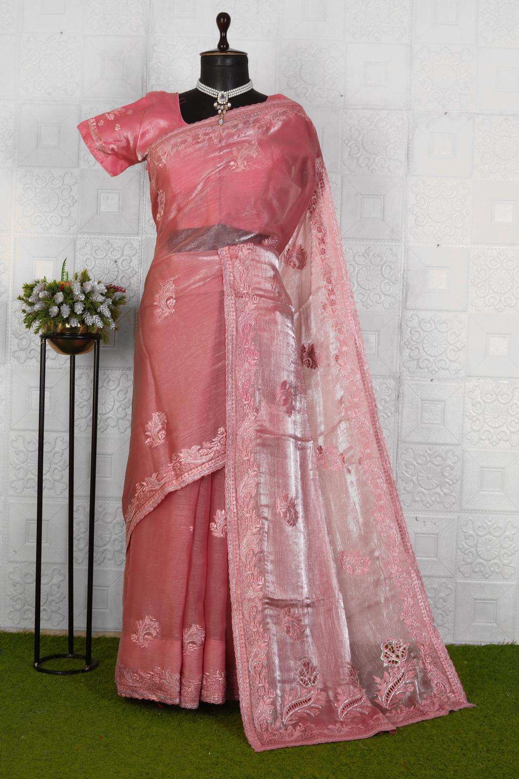 Pretty Organza saree in Germany