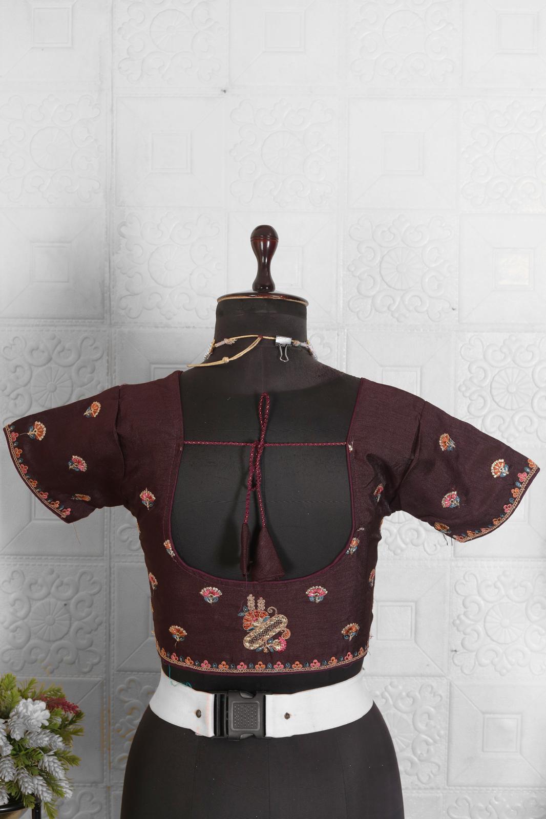 Embroidered Organza Saree in Germany