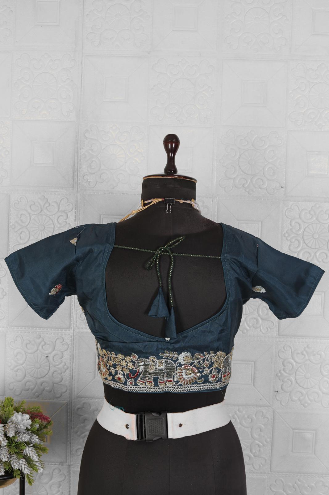 Unique Embroidered Organza Saree in Berlin