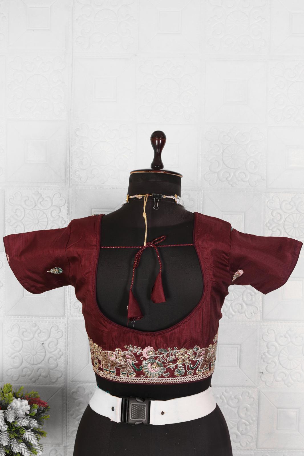 Unique Embroidered Organza Saree in Berlin