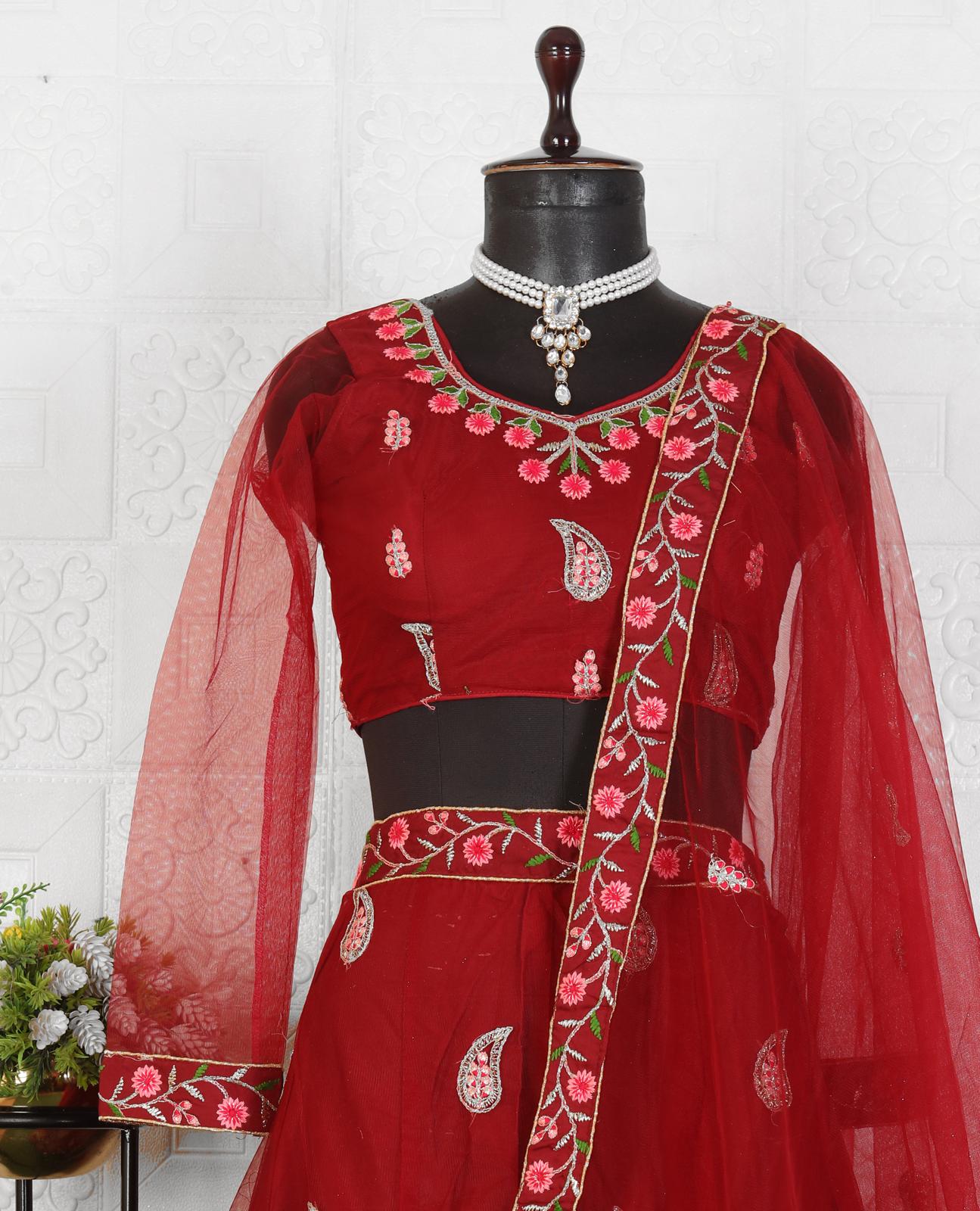Beautiful Embroided net Lehanga in Germany