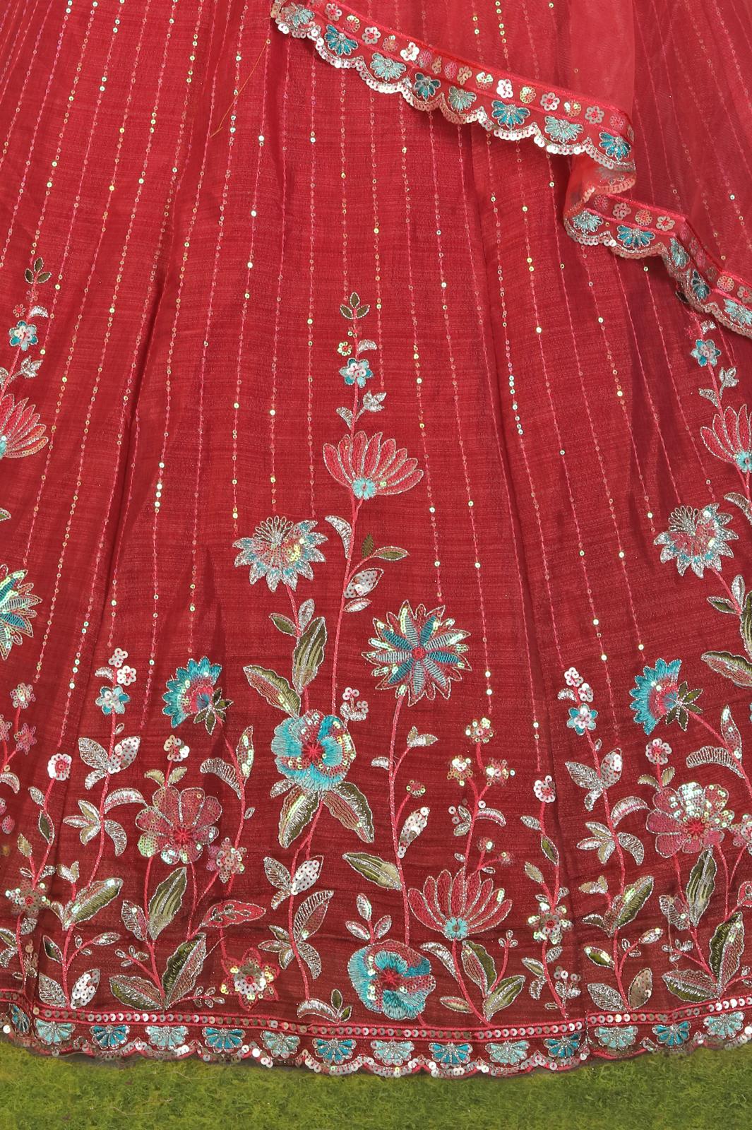 Women Embellished Flared Lehenga Choli Set in Germany