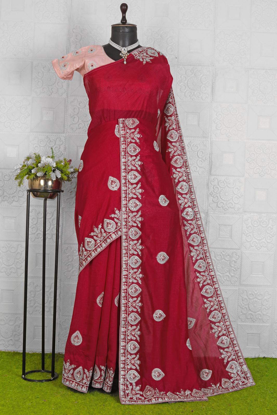 Beautiful Chiffon Saree in Germany