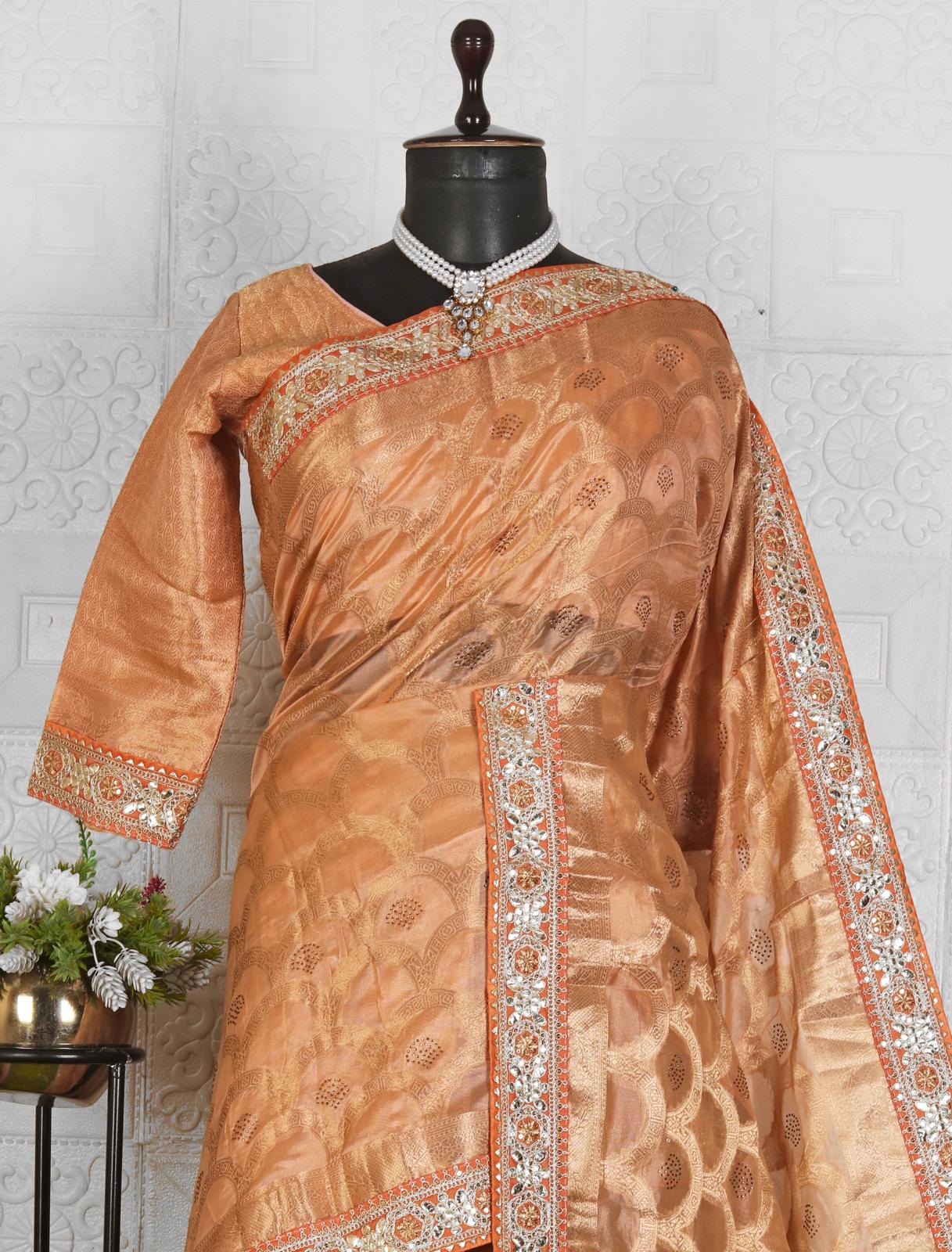Woven Art Silk Saree in Munich