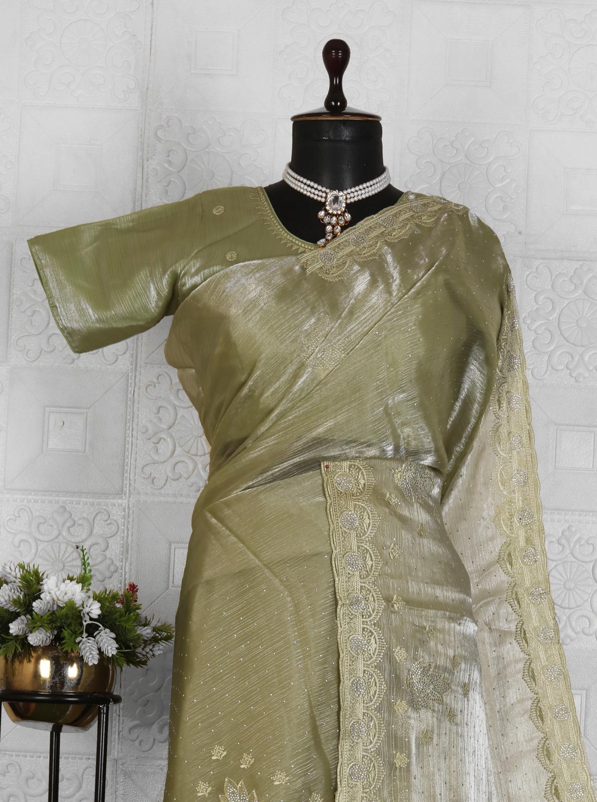 Beautiful Organza Saree in Germany