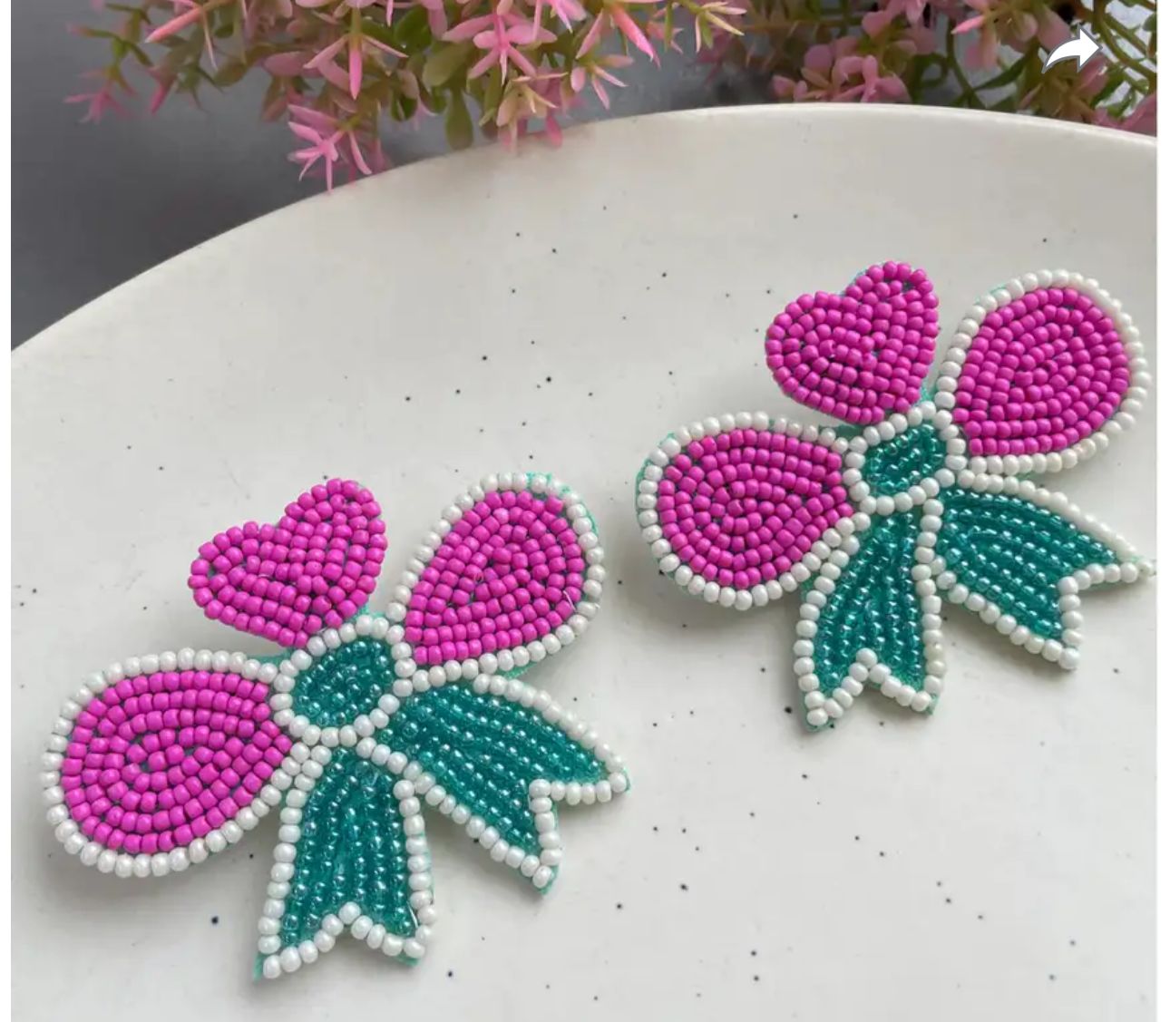 BOW PINK BLUE earrings in Berlin