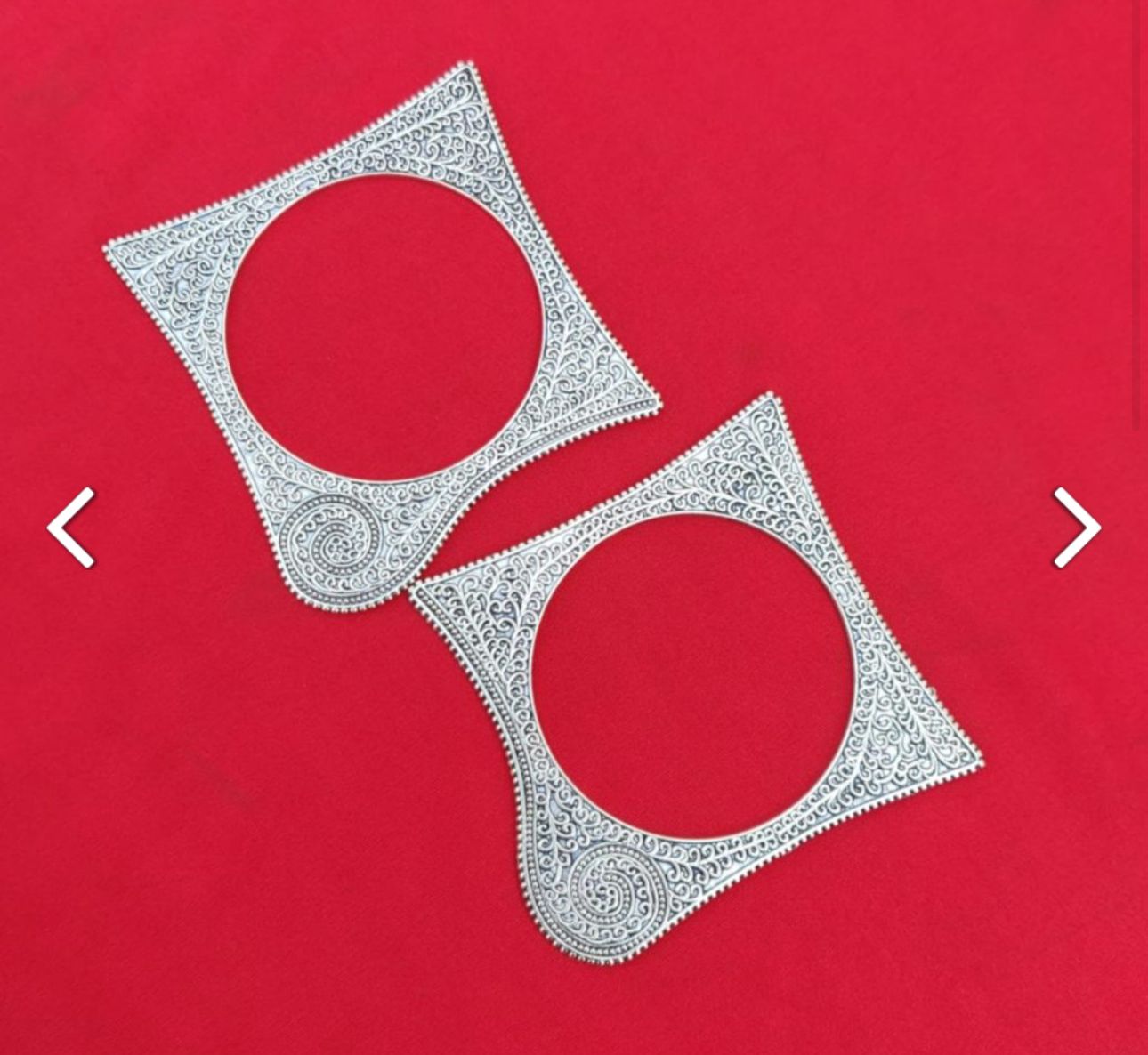 Oxidised german silver square bangles in Germany