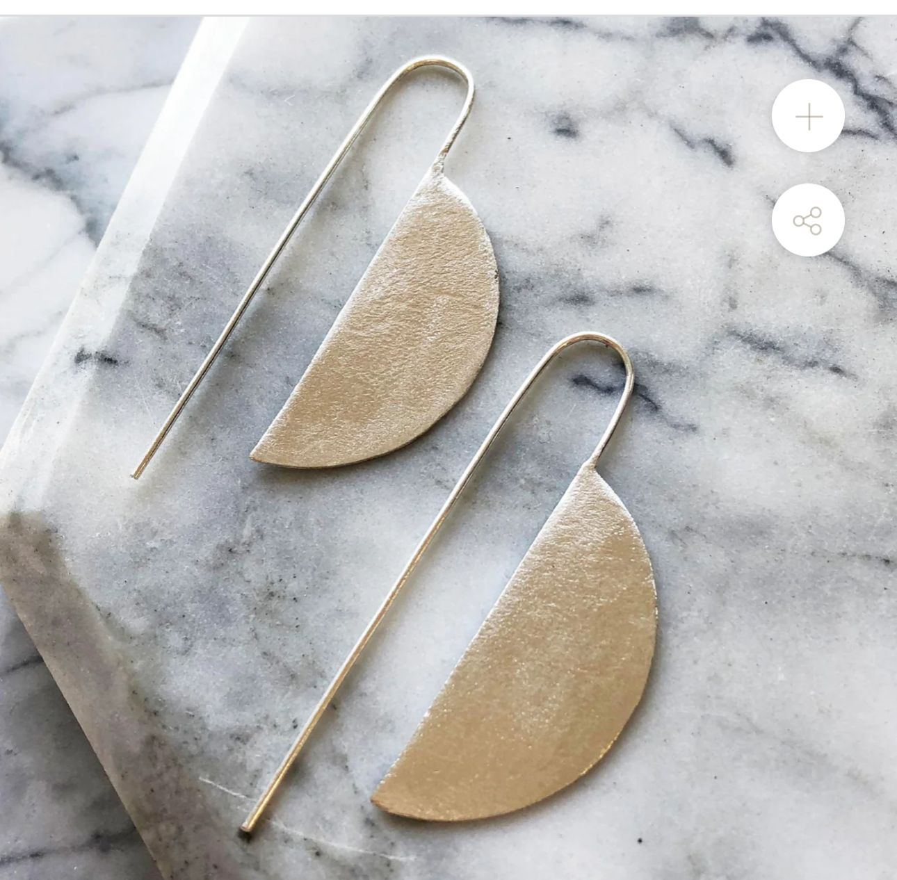 Brass handmade Anti Tarnish gold plated design lightweight earring in Germany