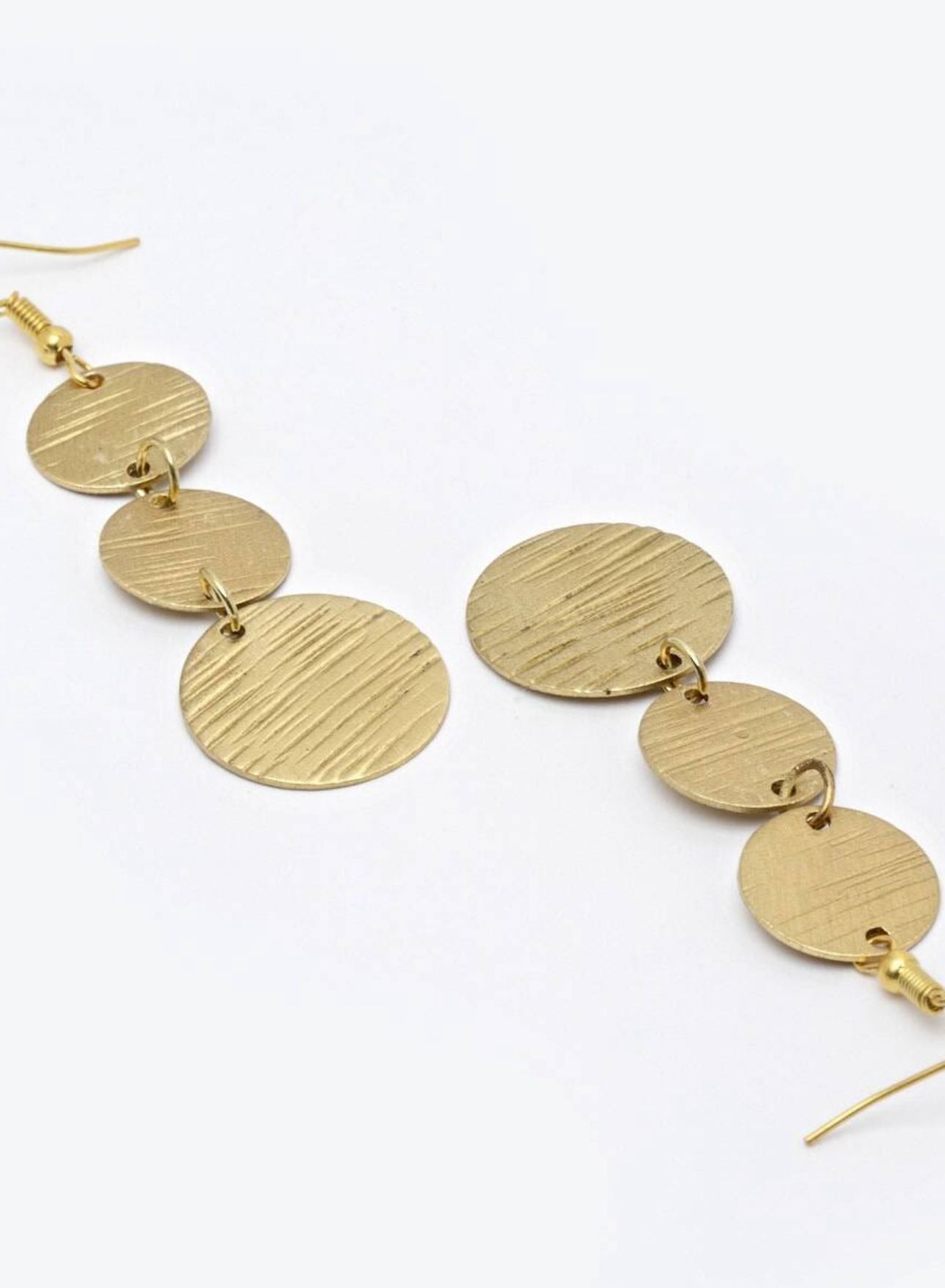 Circle Design Long Chain Necklace with Earring for Women and Girls in Munich