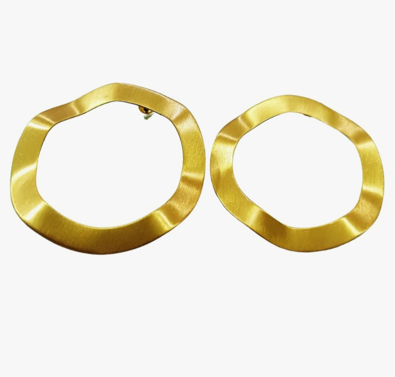 Golden Hoop Earrings in Munich