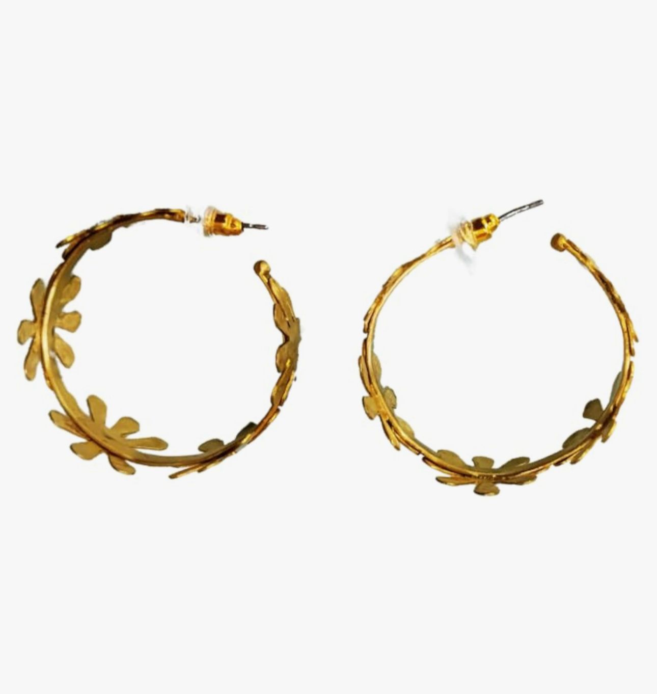 Golden Brass Fancy Earrings For Girl And women in Germany