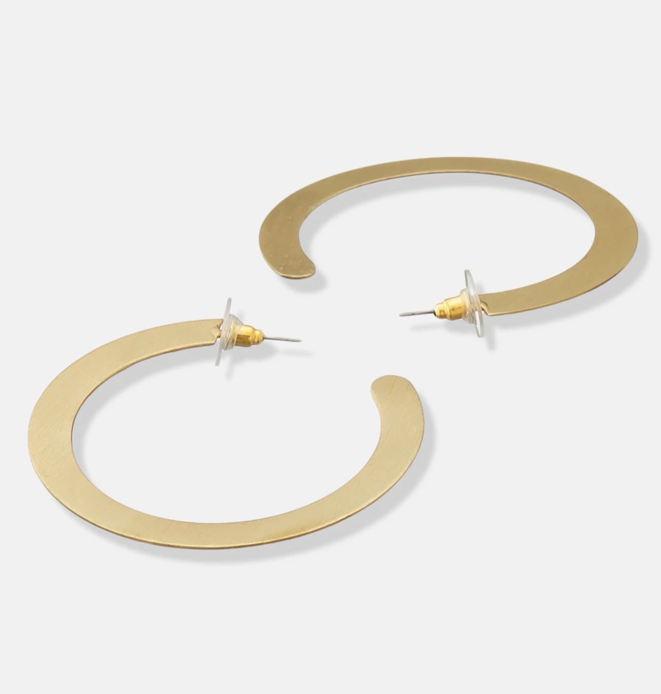 Gold Plated Partywear Lightweight Brass Earring in Berlin