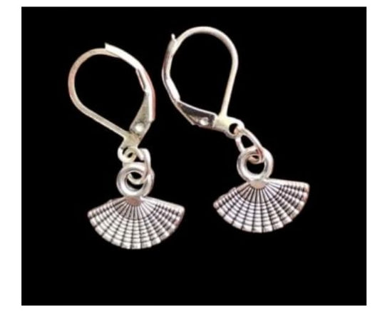 Shape Charming Silver Charm Hoop Earrings in Berlin