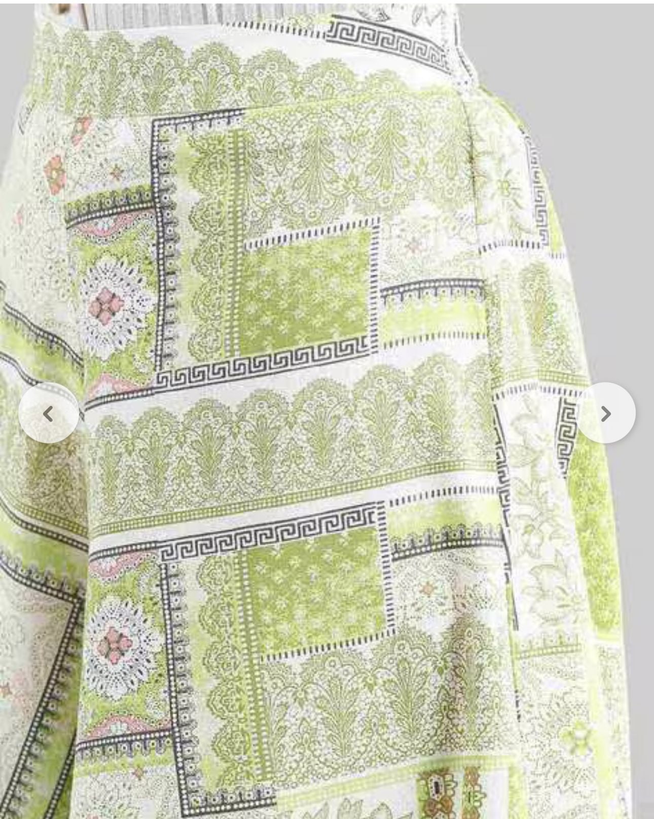 Printed Round Neck Cotton Flax Women Kurta Set in Germany