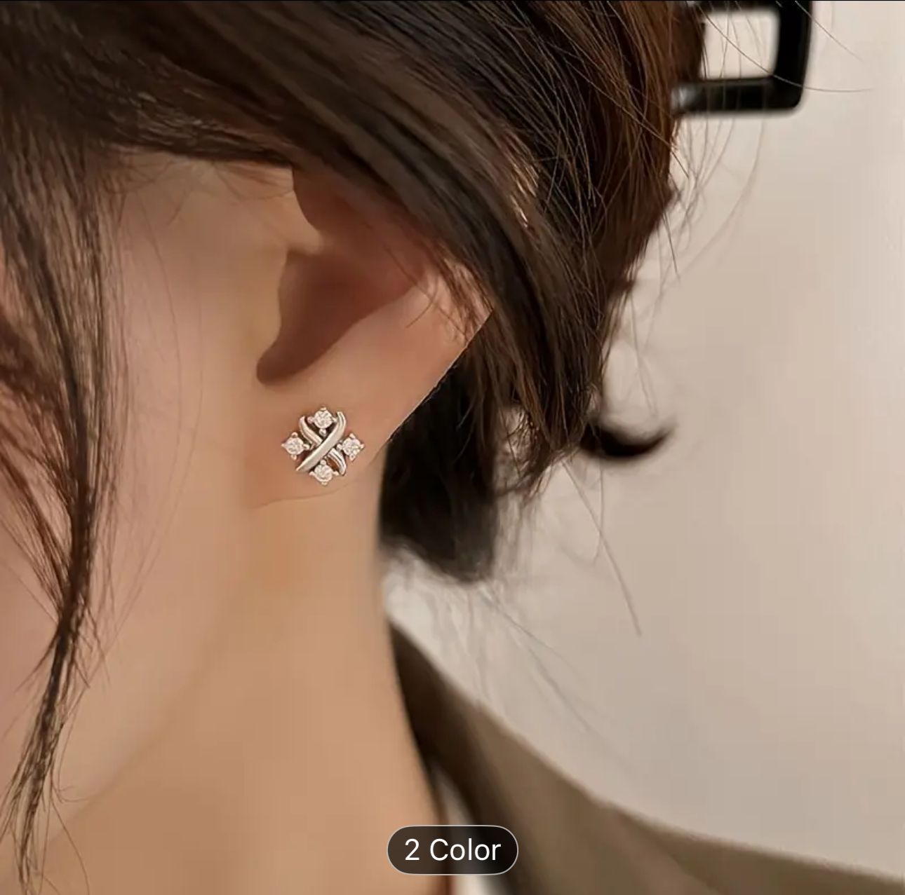 Silver Pretty Stud Earring For Women in Germany