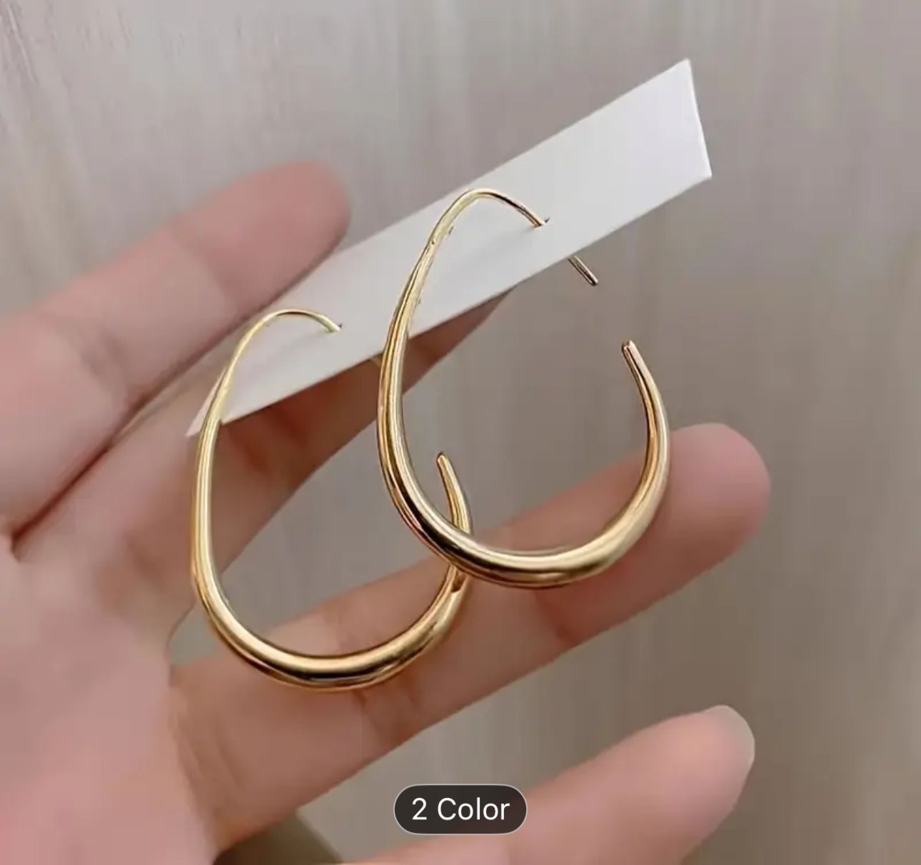Teardrop Hoop Earrings for Women in Munich