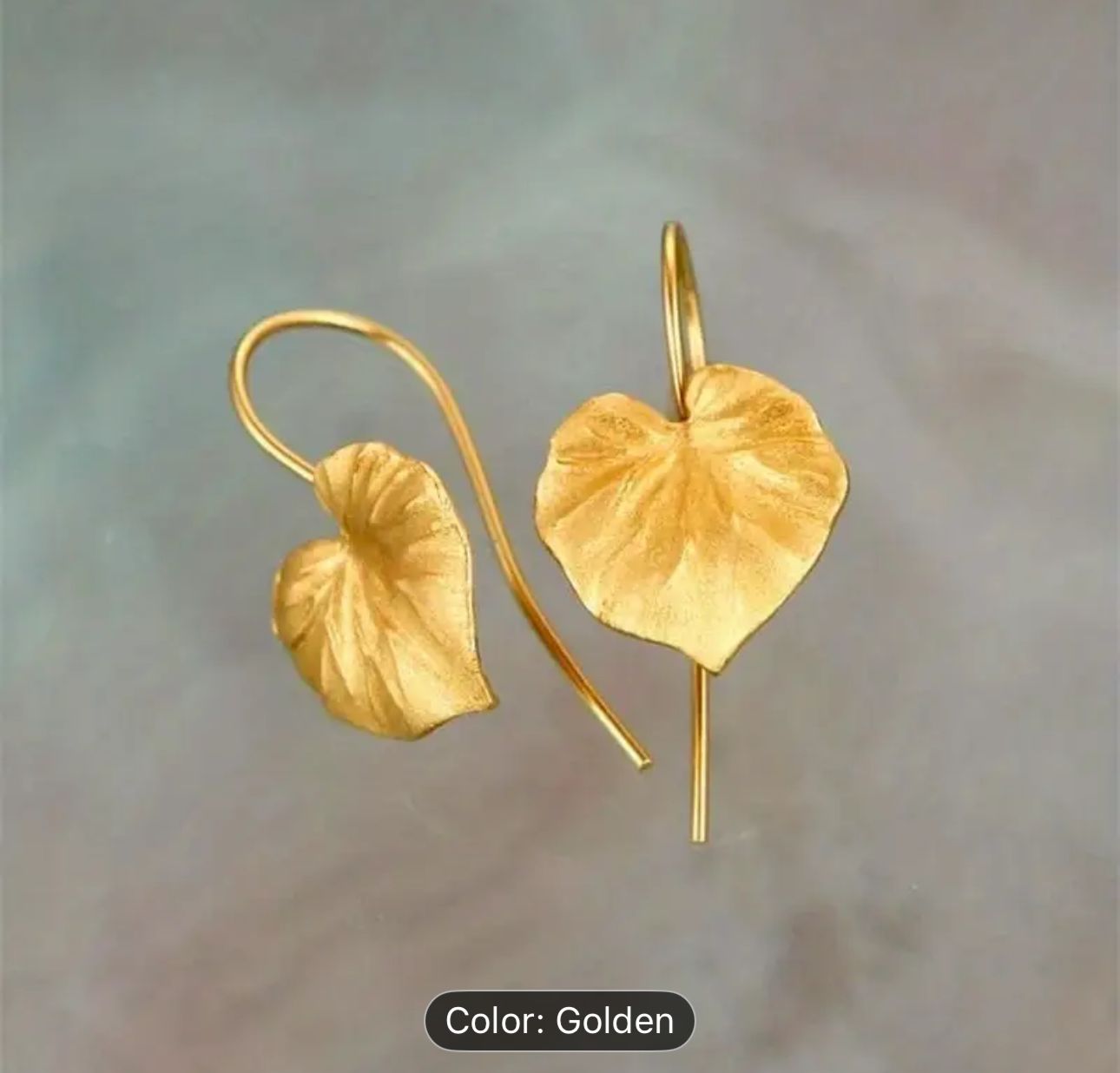 Exquisite Design Lotus Petal Flower Stud Trend Female Metal Earrings  in Munich