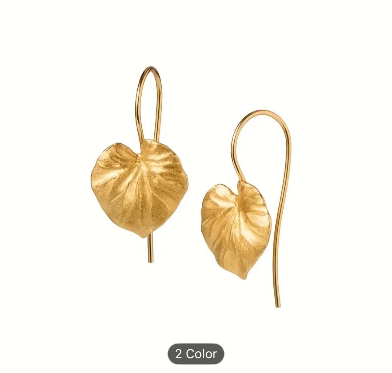 Exquisite Design Lotus Petal Flower Stud Trend Female Metal Earrings  in Munich