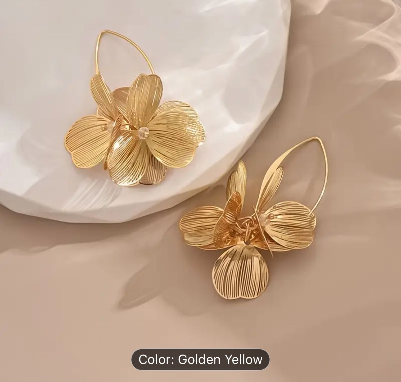 Filigree Flower Drop Earrings in Berlin