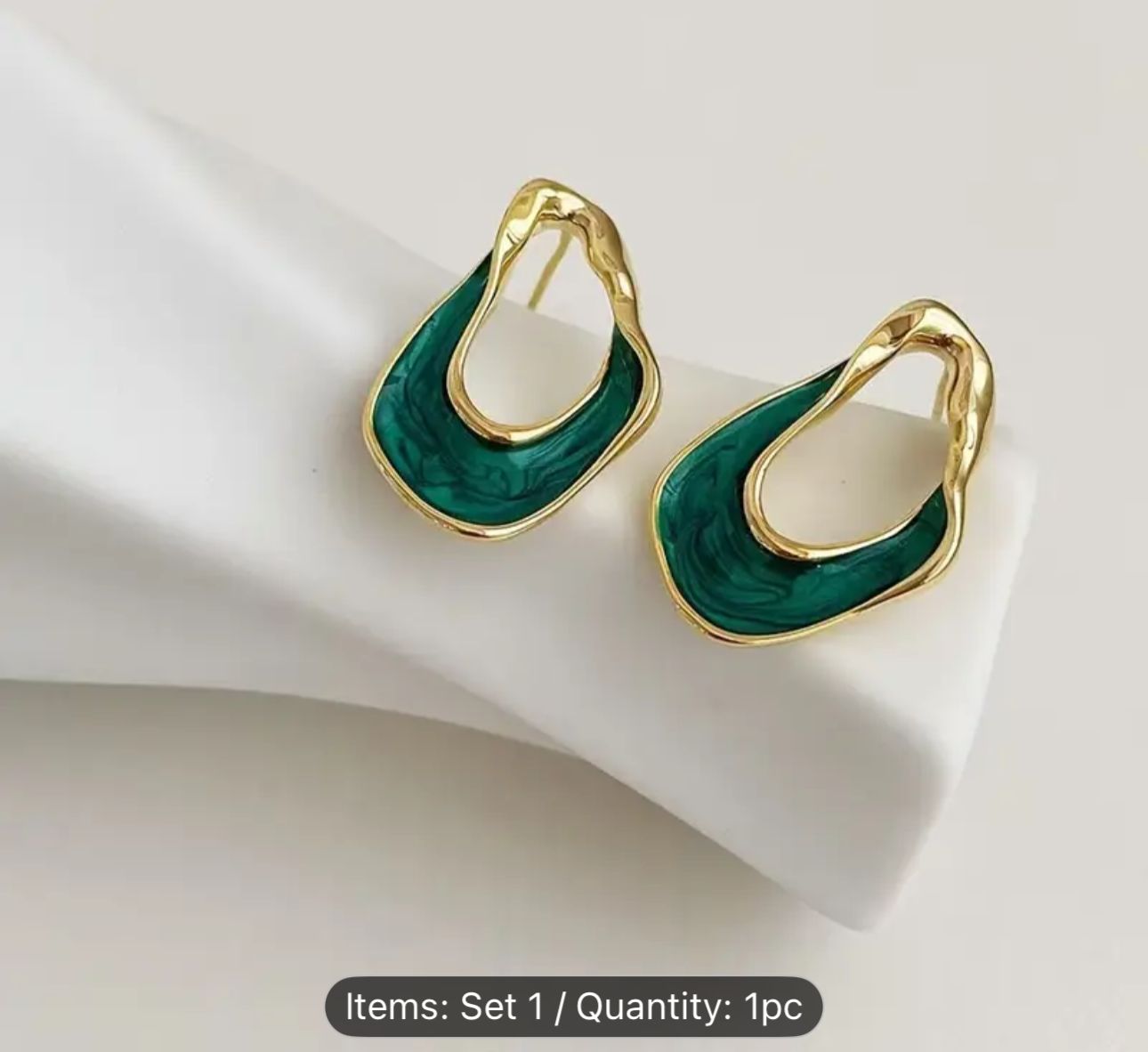 Twisted Oval Hoop Earrings in Germany