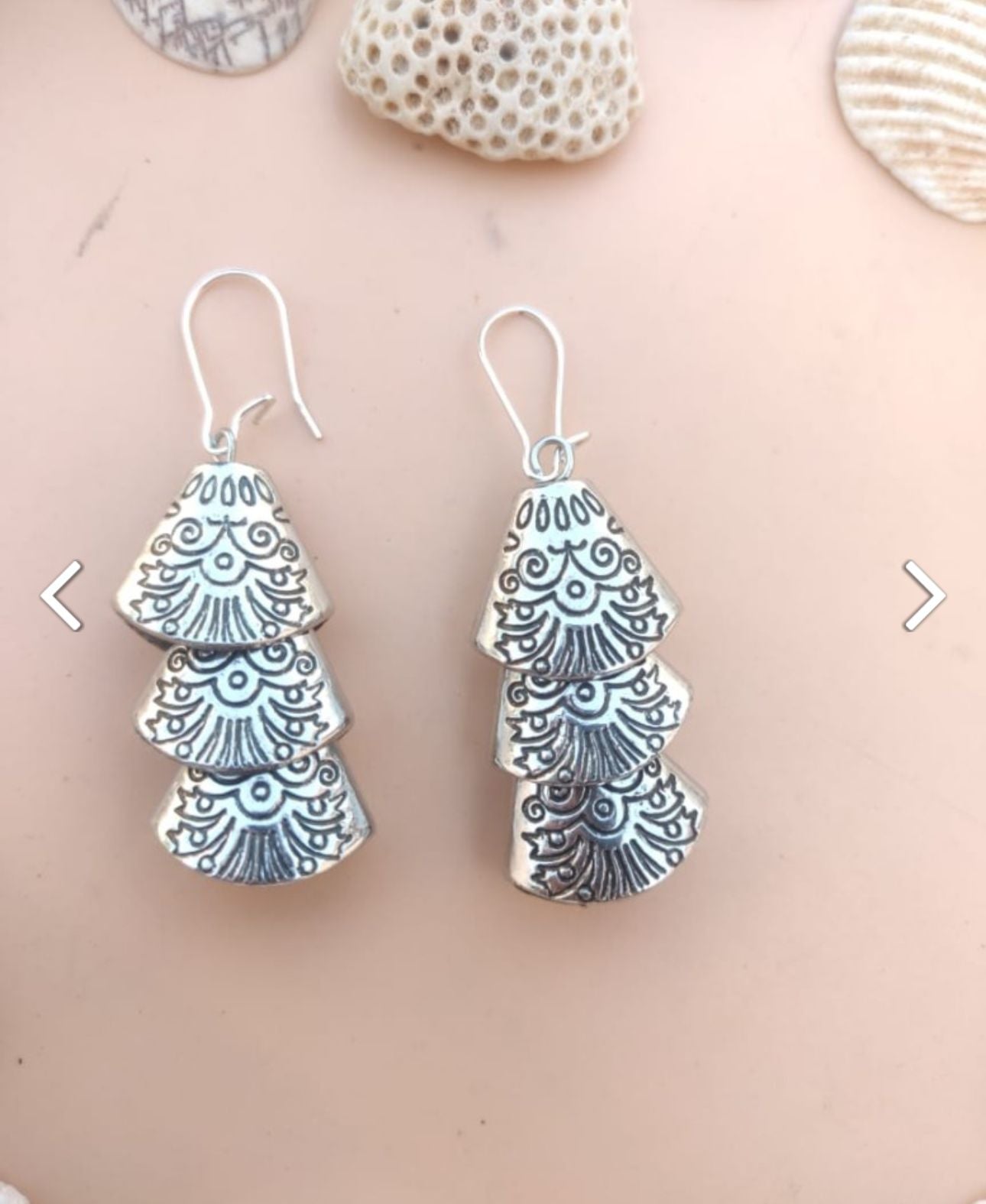 Stylish Oxidized Silver Earrings in Munich
