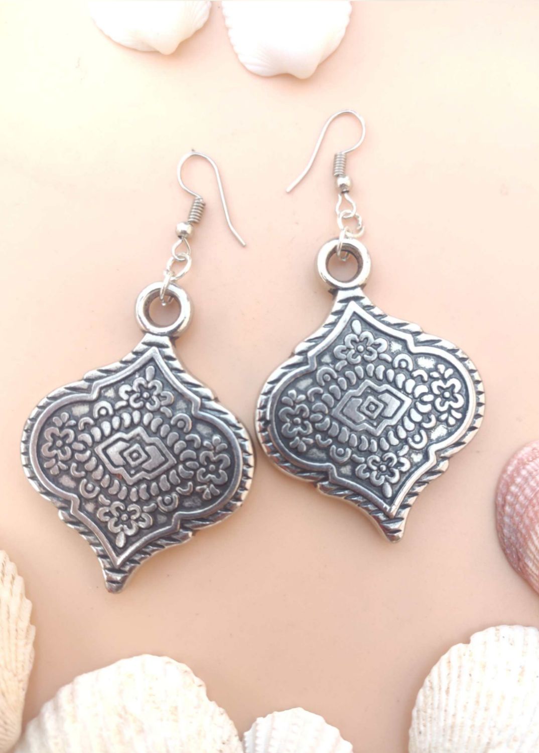 German Silver Oxidised Earrings for Women and Girls in Munich