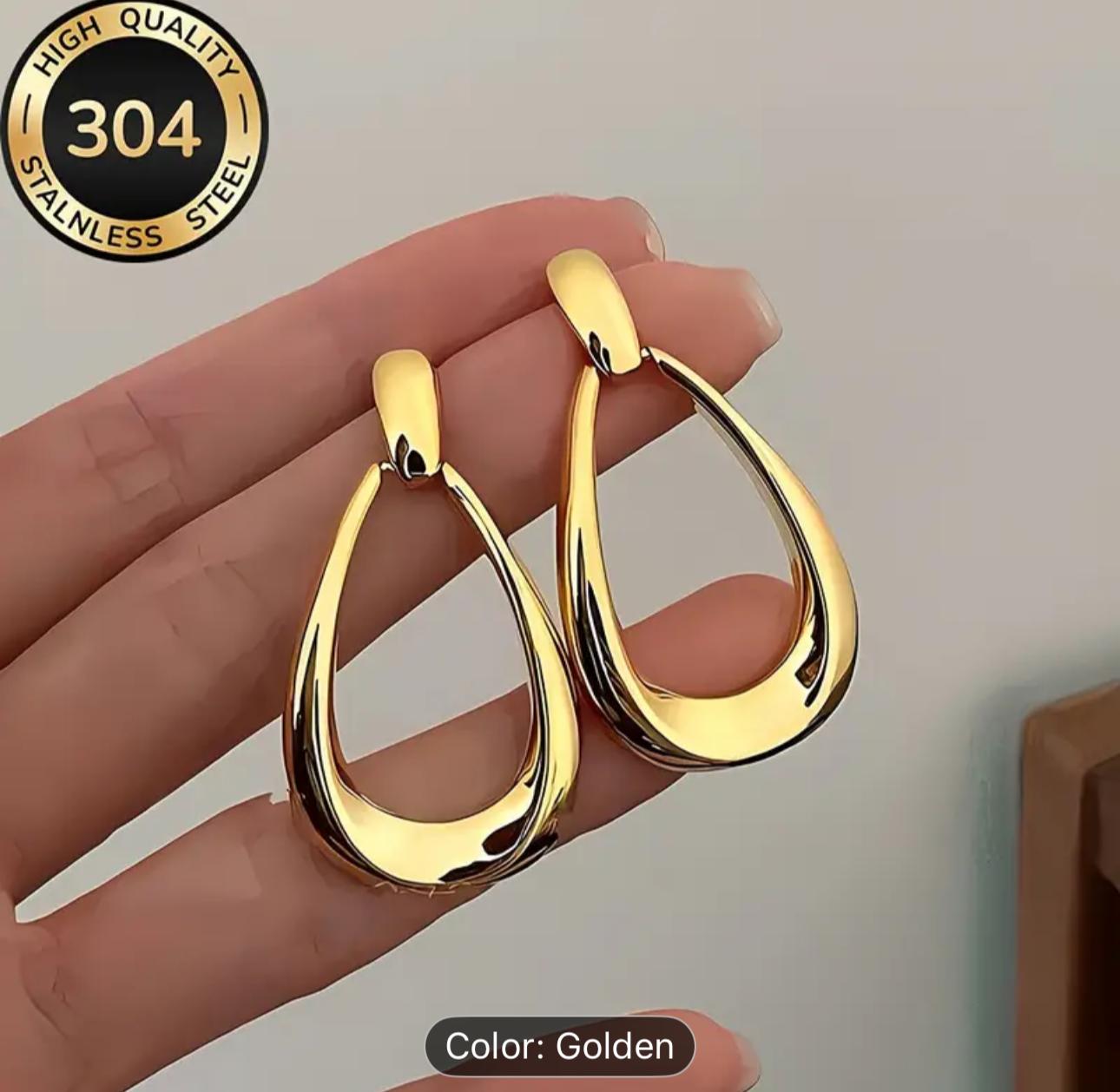 Fash Flow Vintage Hollow Water Korean Earrings in Germany